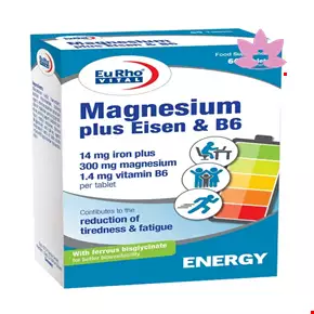 Eurho Vital Magnesium Plus Eisen And B6 60 Tabs
