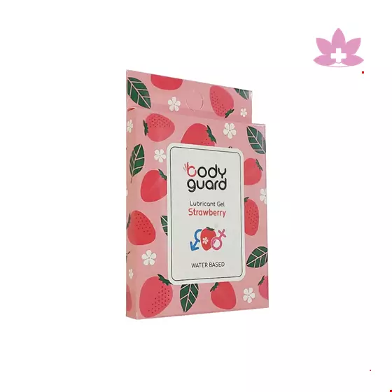 Body Guard strawberry lubricant gel 3 pcs