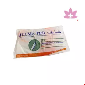 سرنگ انسولین حلما طب مدل یکپارچه 1 میلی لیتری بسته 10 عددی