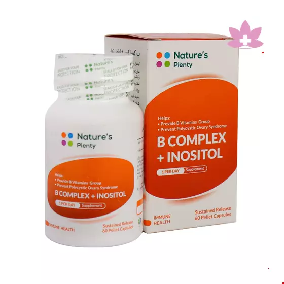 Natures Plenty B Complex And Inositol 60 Pellet Capsules